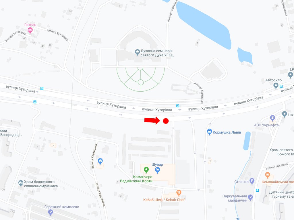 IDMedia Арендовать и разместить Остановка в городе Львов (Львовская область) №228398 схема