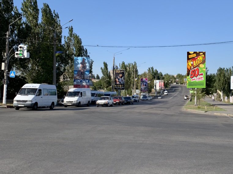 `Билборд №228490 в городе Мелитополь (Запорожская область), размещение наружной рекламы, IDMedia-аренда по самым низким ценам!`