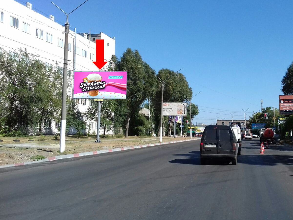 `Билборд №228494 в городе Мелитополь (Запорожская область), размещение наружной рекламы, IDMedia-аренда по самым низким ценам!`