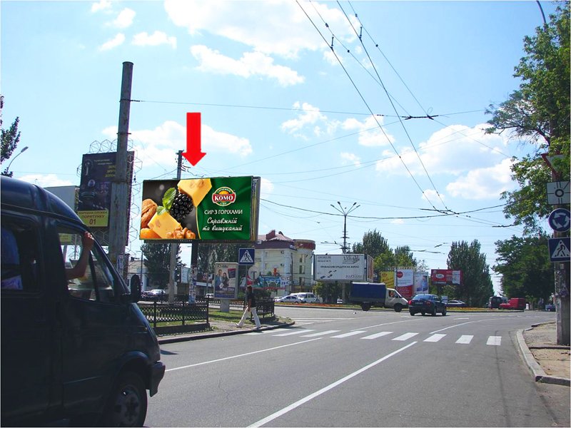`Билборд №228497 в городе Николаев (Николаевская область), размещение наружной рекламы, IDMedia-аренда по самым низким ценам!`