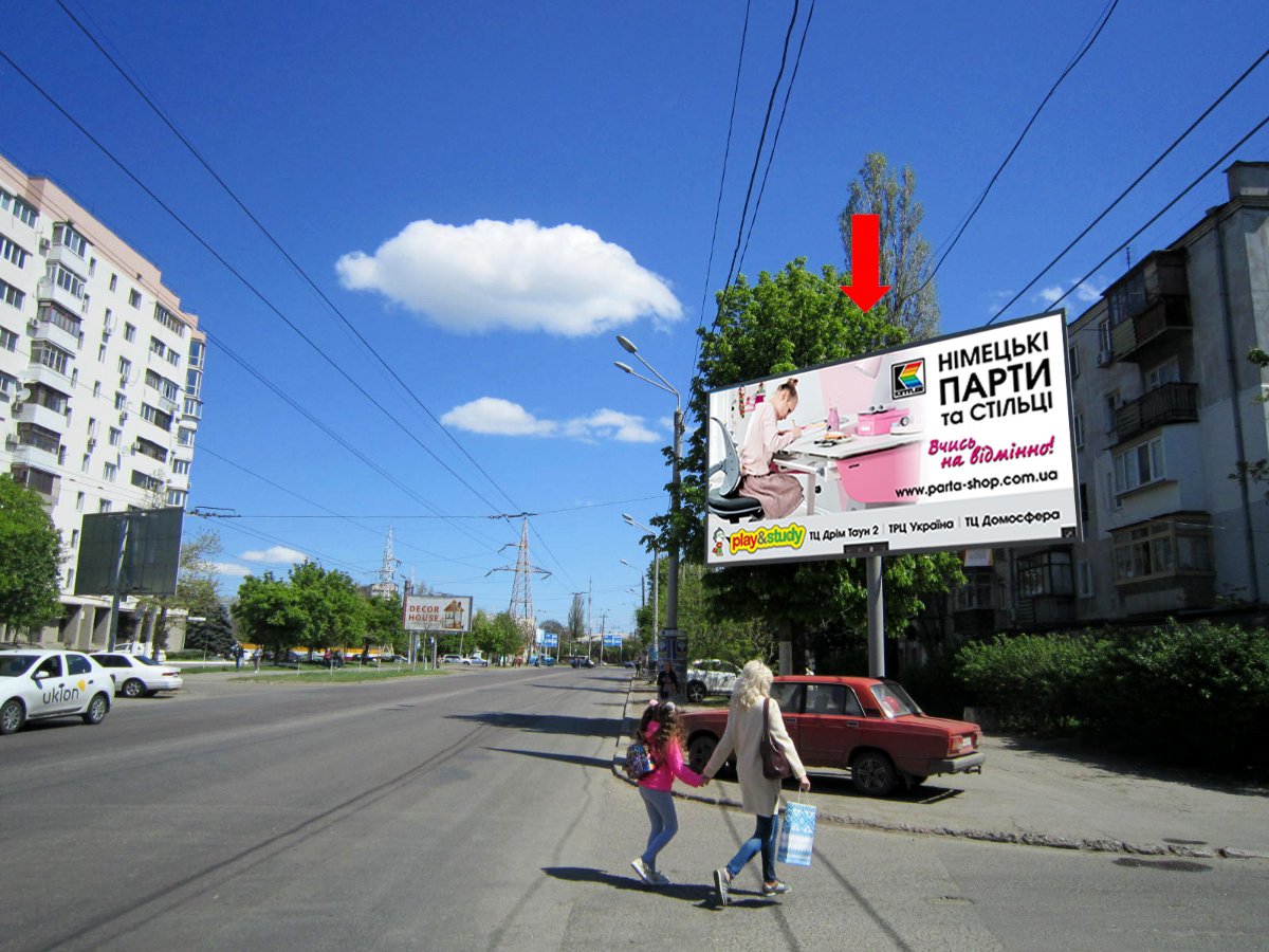 Білборд №228503 в місті Одеса (Одеська область), розміщення зовнішнішньої реклами, IDMedia-оренда найнижчі ціни!