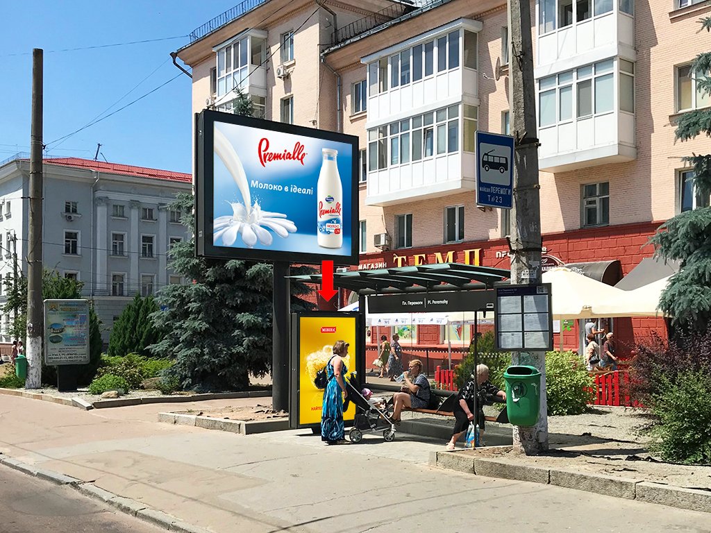 Сітілайт №228526 в місті Житомир (Житомирська область), розміщення зовнішнішньої реклами, IDMedia-оренда найнижчі ціни!