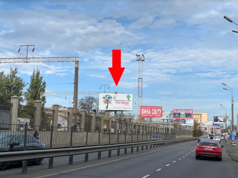`Билборд №228846 в городе Одесса (Одесская область), размещение наружной рекламы, IDMedia-аренда по самым низким ценам!`