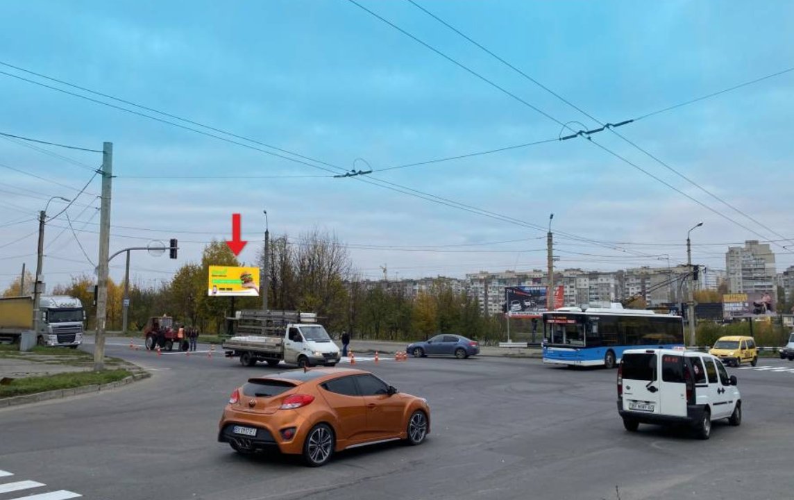 Билборд формат 3х6 №229222 в городе Хмельницкий (Хмельницкая область) `Билборд №229222 в городе Хмельницкий (Хмельницкая область), размещение наружной рекламы, IDMedia-аренда по самым низким ценам!`