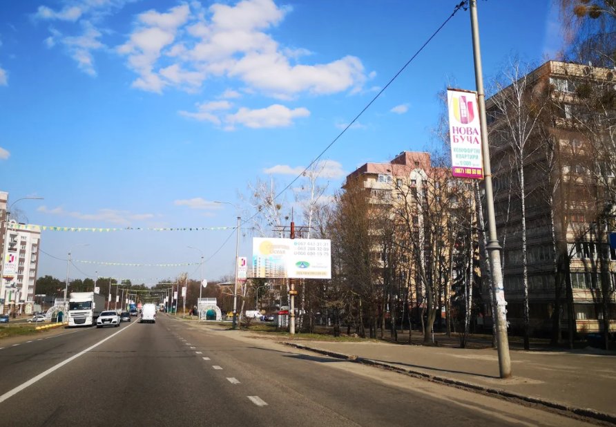 Білборд №230137 в місті Буча (Київська область), розміщення зовнішнішньої реклами, IDMedia-оренда найнижчі ціни!