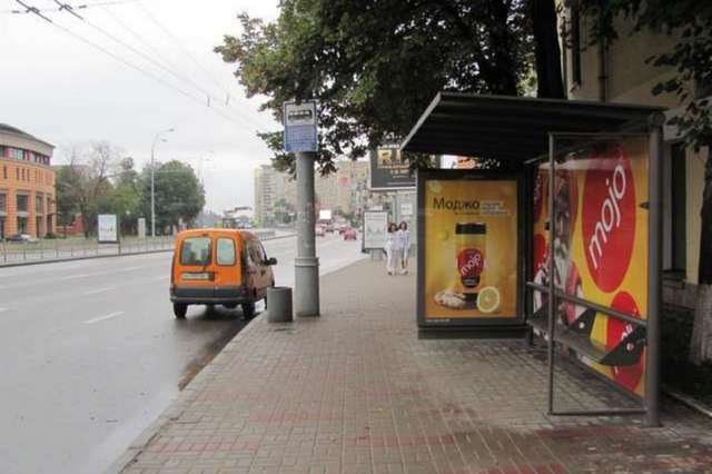 Зупинка №230409 в місті Київ (Київська область), розміщення зовнішнішньої реклами, IDMedia-оренда найнижчі ціни!