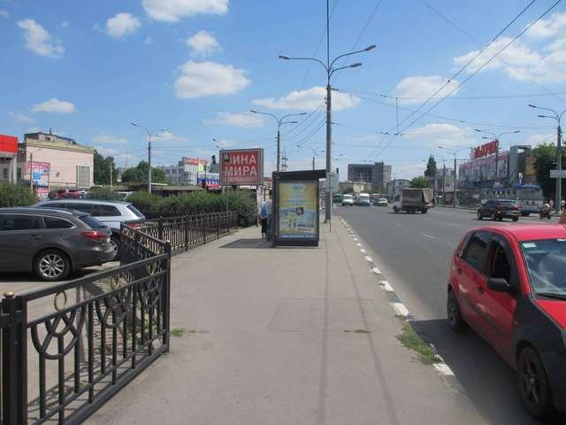 Зупинка №230516 в місті Харків (Харківська область), розміщення зовнішнішньої реклами, IDMedia-оренда найнижчі ціни!