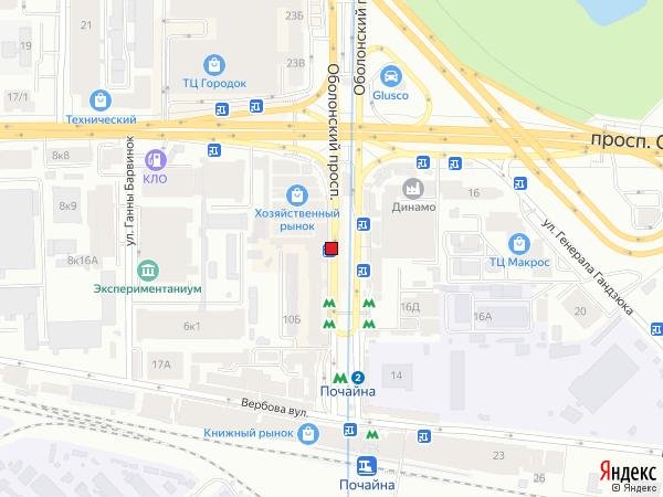 IDMedia Наружная реклама в городе Киев (Киевская область), Остановку в городе Киев №230644 схема