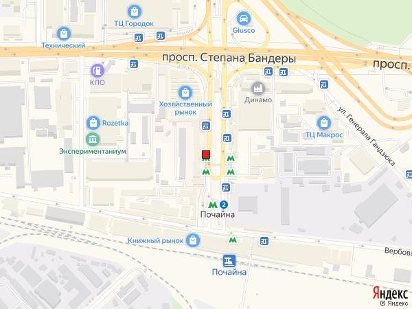 IDMedia Наружная реклама в городе Киев (Киевская область), Остановку в городе Киев №230645 схема
