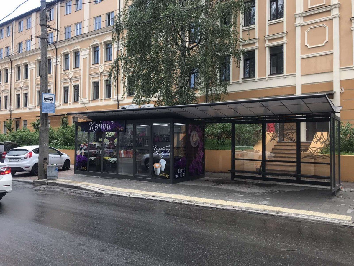 Зупинка формат 115х210 №230723 в городе Київ (Київська область) Зупинка №230723 в місті Київ (Київська область), розміщення зовнішнішньої реклами, IDMedia-оренда найнижчі ціни!