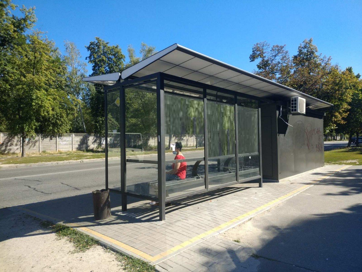 Зупинка №231167 в місті Київ (Київська область), розміщення зовнішнішньої реклами, IDMedia-оренда найнижчі ціни!