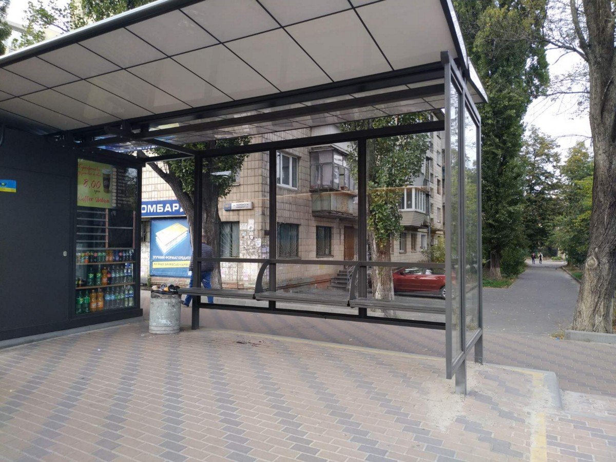 Зупинка №231392 в місті Київ (Київська область), розміщення зовнішнішньої реклами, IDMedia-оренда найнижчі ціни!