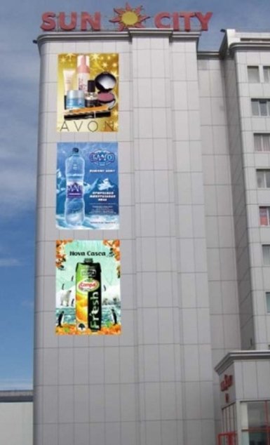 Брандмауер №231584 в місті Харків (Харківська область), розміщення зовнішнішньої реклами, IDMedia-оренда найнижчі ціни!