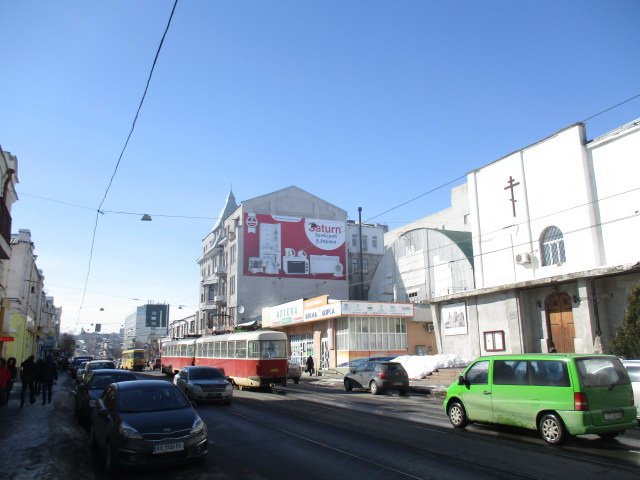 Брандмауер №231623 в місті Харків (Харківська область), розміщення зовнішнішньої реклами, IDMedia-оренда найнижчі ціни!
