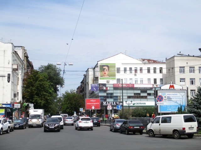 Брандмауер №231630 в місті Харків (Харківська область), розміщення зовнішнішньої реклами, IDMedia-оренда найнижчі ціни!