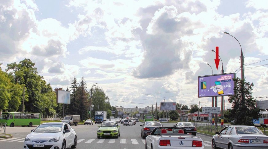 Екран №232293 в місті Харків (Харківська область), розміщення зовнішнішньої реклами, IDMedia-оренда найнижчі ціни!