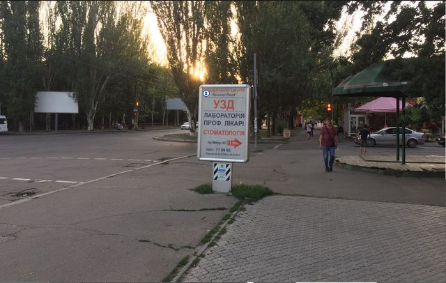 `Ситилайт №232463 в городе Николаев (Николаевская область), размещение наружной рекламы, IDMedia-аренда по самым низким ценам!`