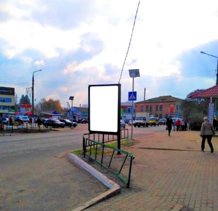 Сітілайт №233401 в місті Мерефа (Харківська область), розміщення зовнішнішньої реклами, IDMedia-оренда найнижчі ціни!