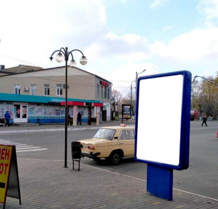 Сітілайт №233409 в місті Мерефа (Харківська область), розміщення зовнішнішньої реклами, IDMedia-оренда найнижчі ціни!