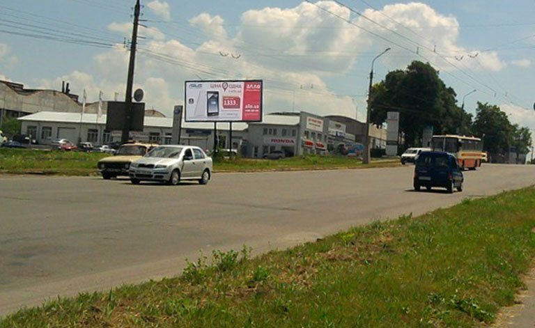 `Билборд №233781 в городе Тернополь (Тернопольская область), размещение наружной рекламы, IDMedia-аренда по самым низким ценам!`