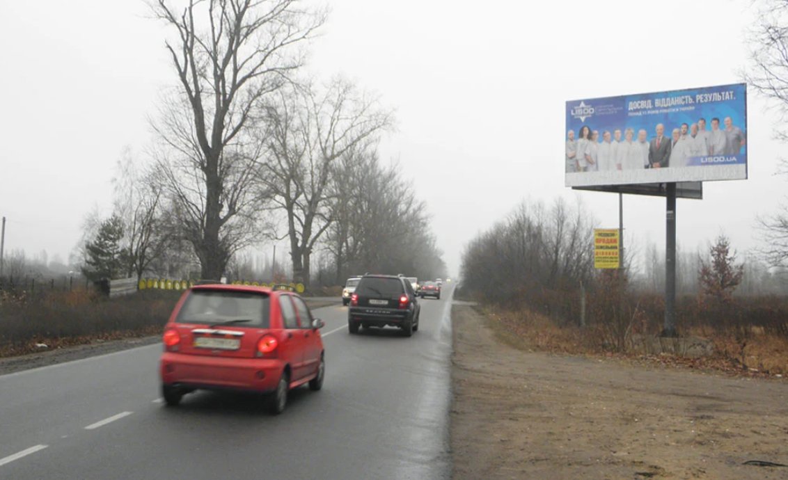 Білборд №233835 в місті Київська область траса (Київська область), розміщення зовнішнішньої реклами, IDMedia-оренда найнижчі ціни!