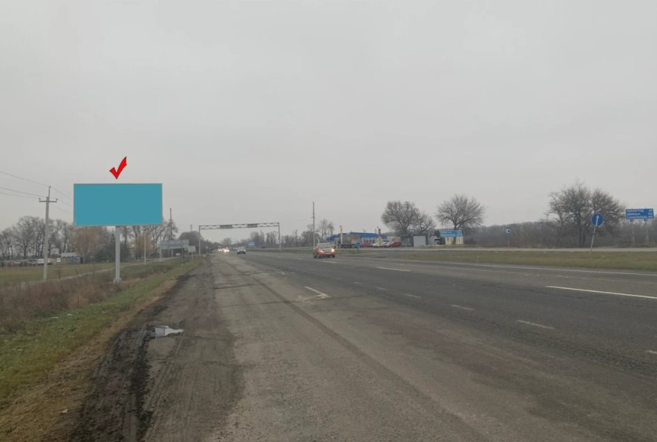 Білборд формат 3*6 №234258 в городе Дніпропетровська область траса (Дніпропетровська область) Білборд №234258 в місті Дніпропетровська область траса (Дніпропетровська область), розміщення зовнішнішньої реклами, IDMedia-оренда найнижчі ціни!