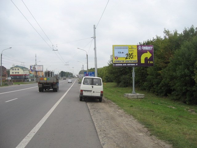 `Билборд №235278 в городе Луцк (Волынская область), размещение наружной рекламы, IDMedia-аренда по самым низким ценам!`