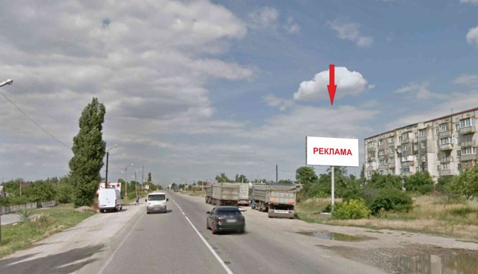 Білборд №235710 в місті Коблеве (Миколаївська область), розміщення зовнішнішньої реклами, IDMedia-оренда найнижчі ціни!