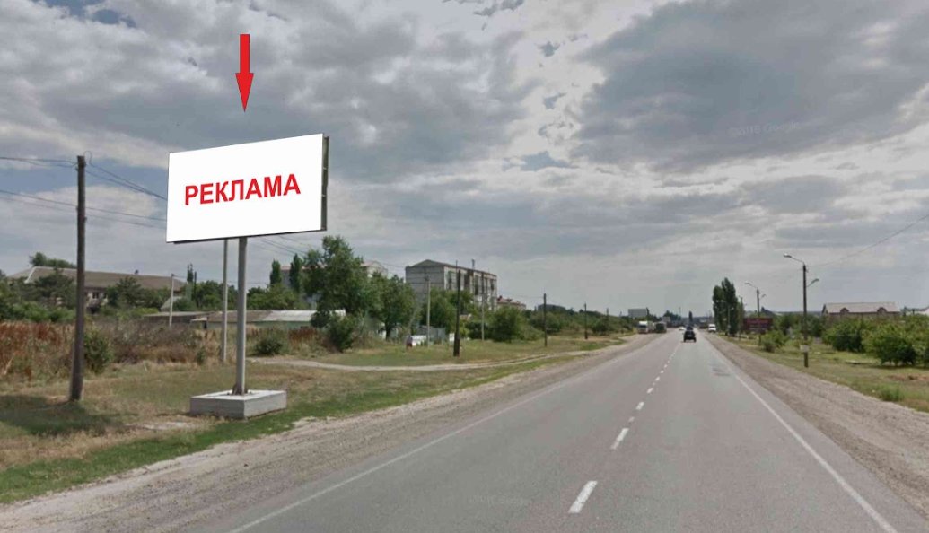 `Билборд №235711 в городе Коблево (Николаевская область), размещение наружной рекламы, IDMedia-аренда по самым низким ценам!`