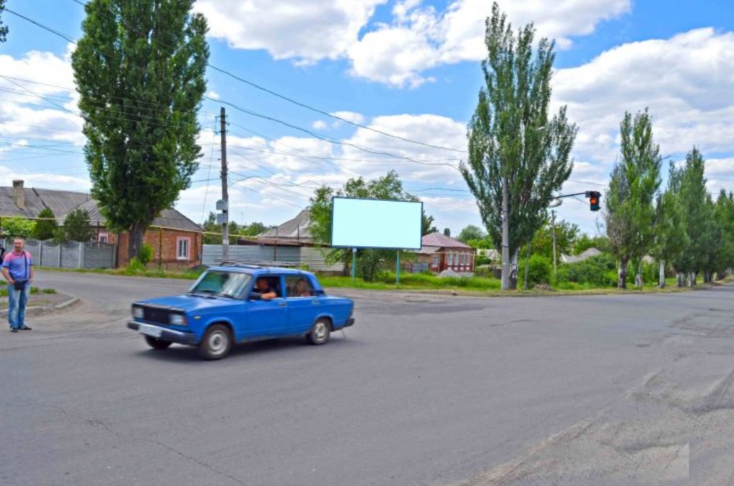 Білборд №236031 в місті Бахмут (Артемівськ) (Донецька область), розміщення зовнішнішньої реклами, IDMedia-оренда найнижчі ціни!