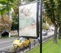 `Ситилайт №236142 в городе Чернигов (Черниговская область), размещение наружной рекламы, IDMedia-аренда по самым низким ценам!`