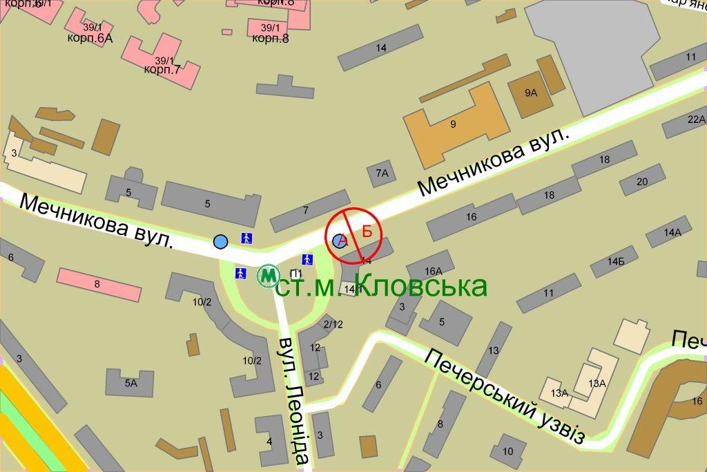 IDMedia Наружная реклама в городе Киев (Киевская область), Ситилайт в городе Киев №236892 схема