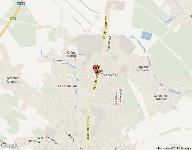 IDMedia Наружная реклама в городе Васильков (Киевская область), Билборд в городе Васильков №238581 схема