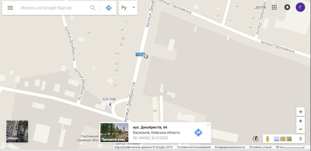 IDMedia Наружная реклама в городе Васильков (Киевская область), Билборд в городе Васильков №238591 схема