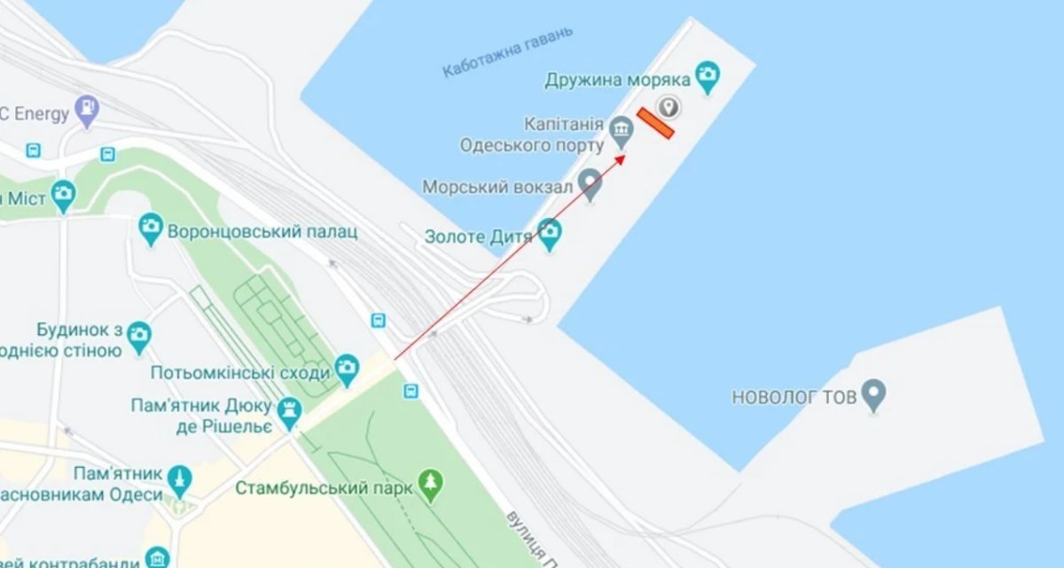 IDMedia Наружная реклама в городе Одесса (Одесская область), Брандмауэр в городе Одесса №238665 схема