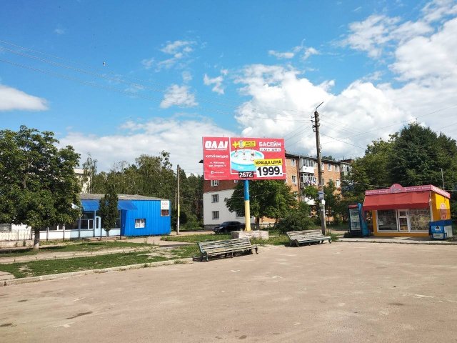 Білборд №238717 в місті Іршанськ (Житомирська область), розміщення зовнішнішньої реклами, IDMedia-оренда найнижчі ціни!
