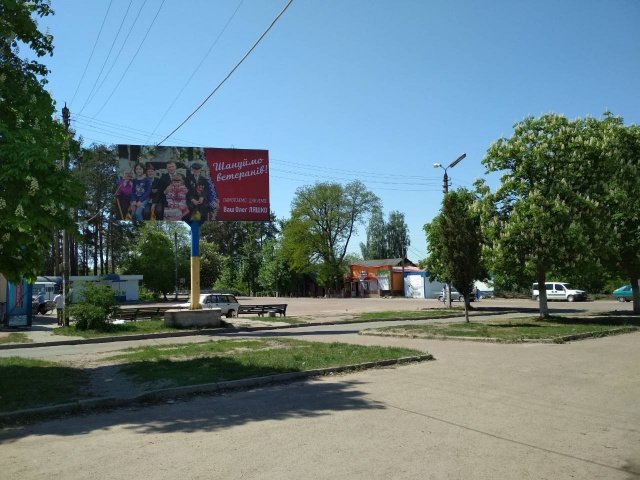 Білборд №238718 в місті Іршанськ (Житомирська область), розміщення зовнішнішньої реклами, IDMedia-оренда найнижчі ціни!
