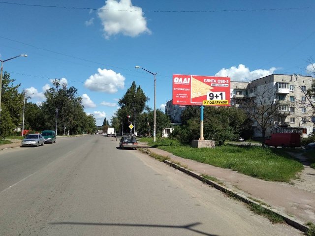 `Билборд №238745 в городе Малин (Житомирская область), размещение наружной рекламы, IDMedia-аренда по самым низким ценам!`