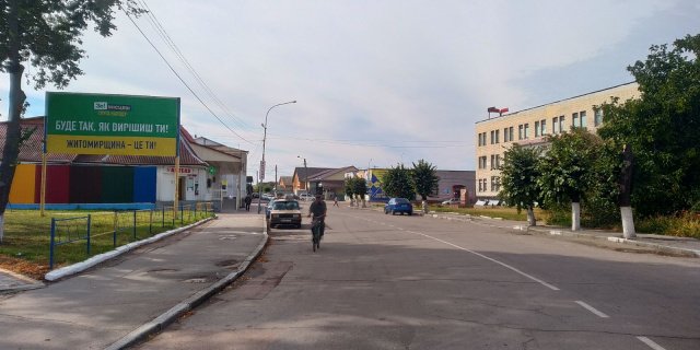 Білборд №238756 в місті Ружин (Житомирська область), розміщення зовнішнішньої реклами, IDMedia-оренда найнижчі ціни!