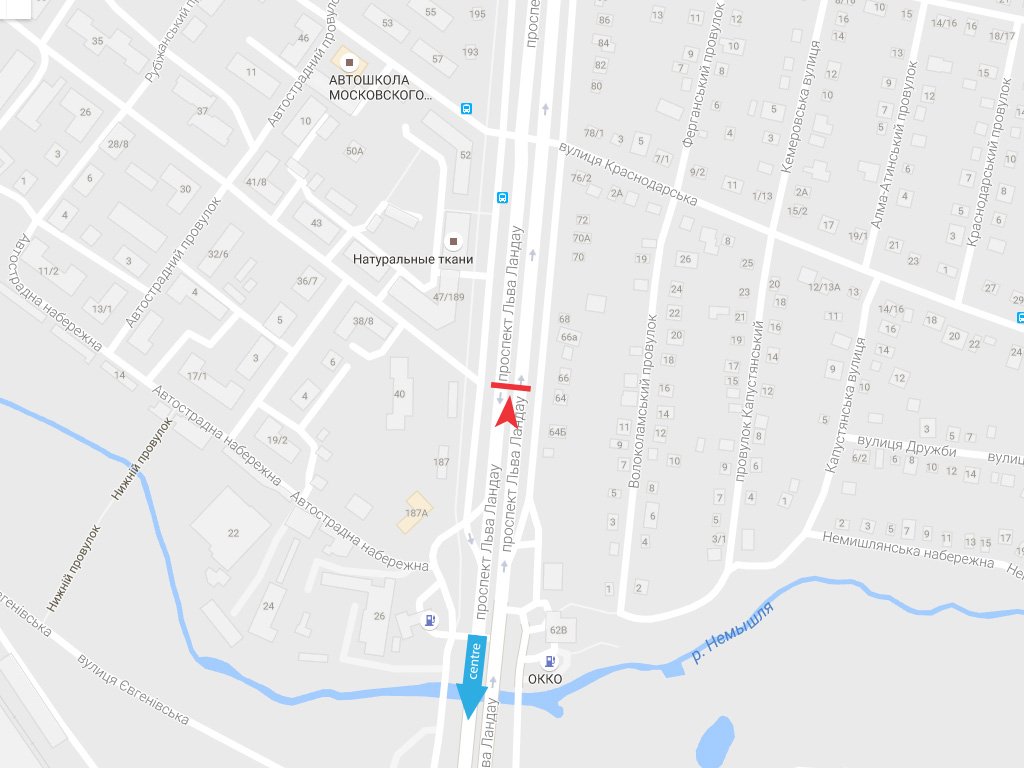 IDMedia Наружная реклама в городе Харьков (Харьковская область), Экран в городе Харьков №238939 схема