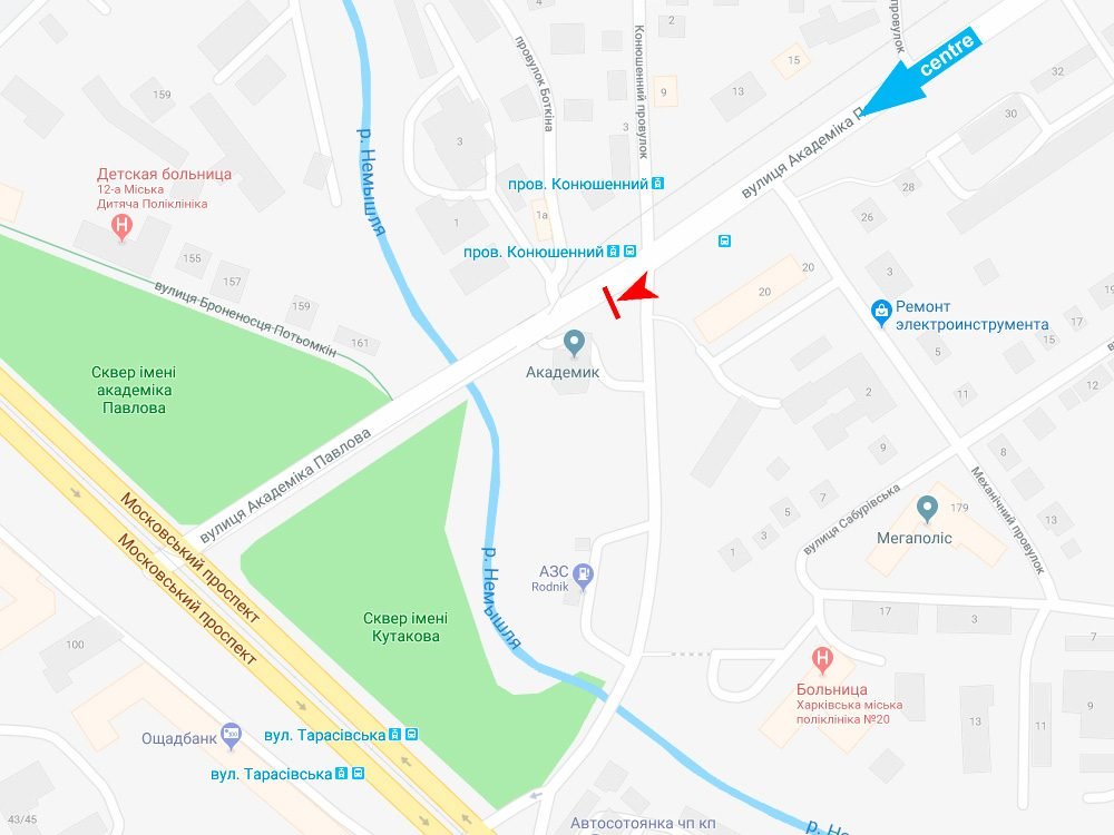 IDMedia Наружная реклама в городе Харьков (Харьковская область), Экран в городе Харьков №238940 схема