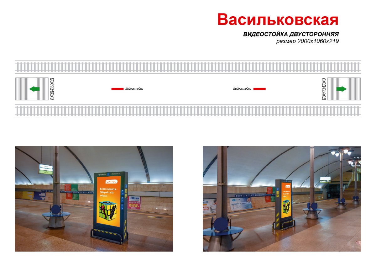 `Метро Digital №238985 в городе Киев (Киевская область), размещение наружной рекламы, IDMedia-аренда по самым низким ценам!`