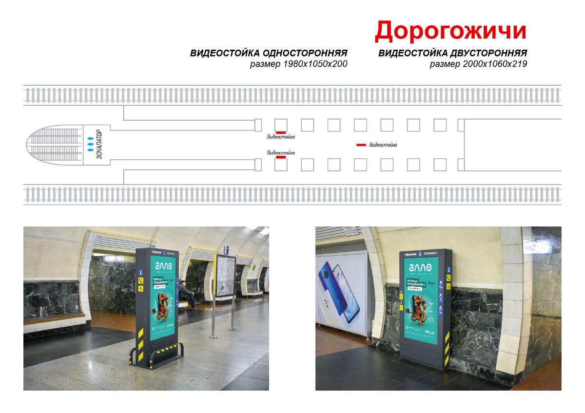 Метро Digital №238990 в городе Киев (Киевская область), размещение наружной рекламы, IDMedia-аренда по самым низким ценам!