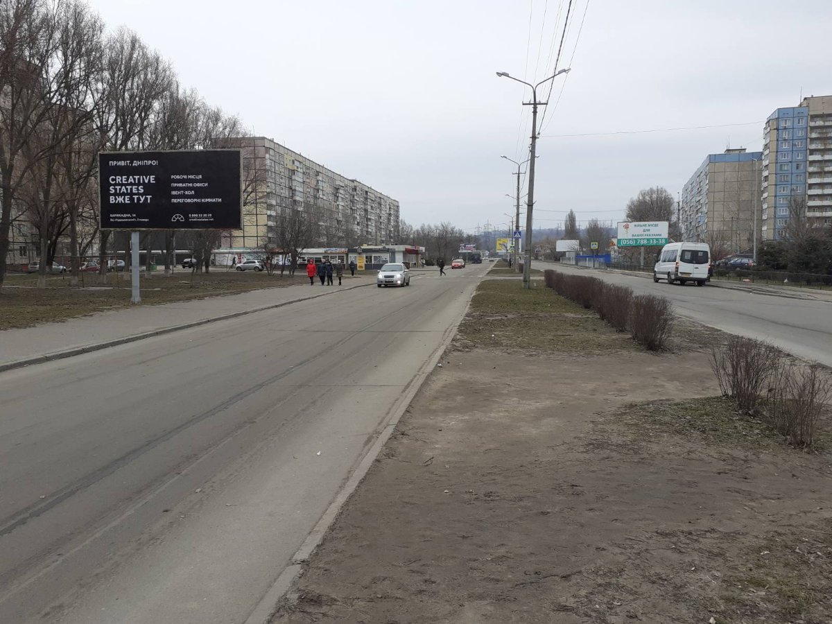 Білборд №239158 в місті Дніпро (Дніпропетровська область), розміщення зовнішнішньої реклами, IDMedia-оренда найнижчі ціни!