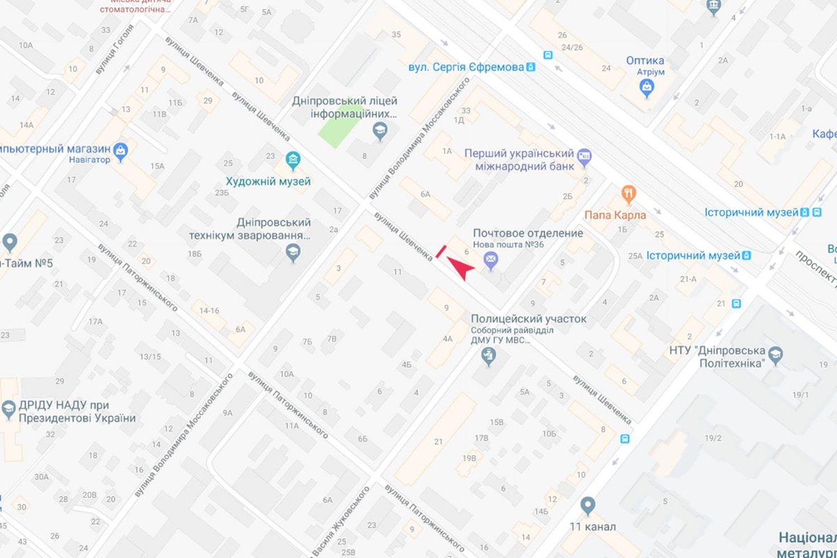 IDMedia Наружная реклама в городе Днепр (Днепропетровская область), Бэклайт в городе Днепр №239253 схема