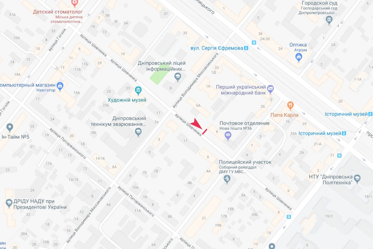 IDMedia Наружная реклама в городе Днепр (Днепропетровская область), Бэклайт в городе Днепр №239254 схема