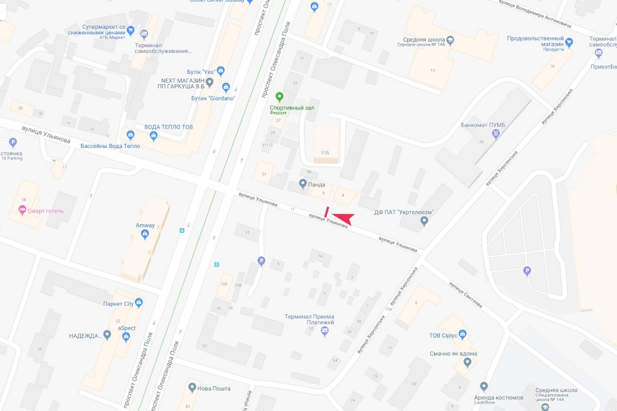 IDMedia Наружная реклама в городе Днепр (Днепропетровская область), Бэклайт в городе Днепр №239256 схема