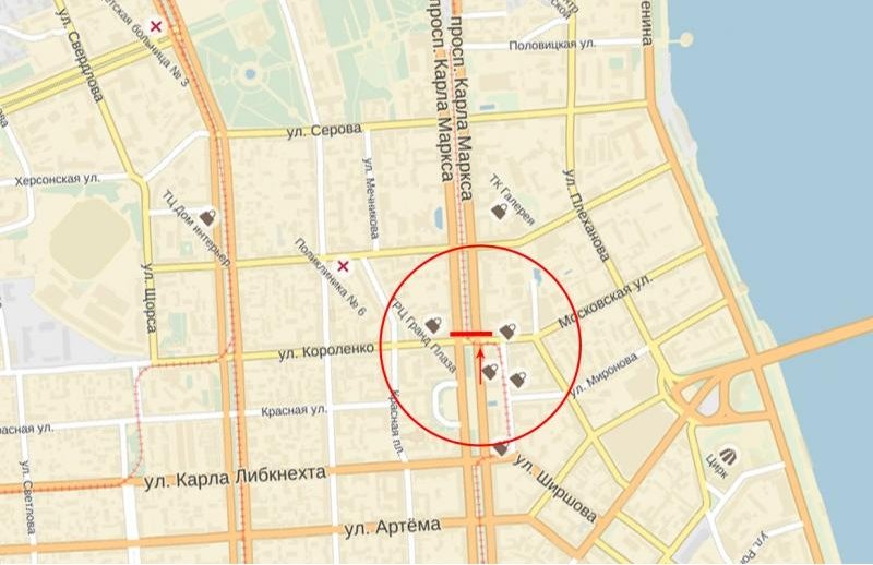 IDMedia Наружная реклама в городе Днепр (Днепропетровская область), Скролл в городе Днепр №239783 схема