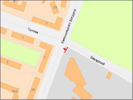 IDMedia Наружная реклама в городе Днепр (Днепропетровская область), Бэклайт в городе Днепр №240023 схема