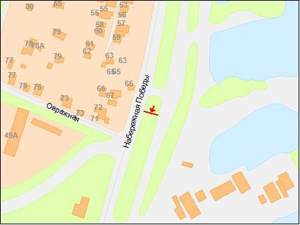 IDMedia Наружная реклама в городе Днепр (Днепропетровская область), Бэклайт в городе Днепр №240028 схема